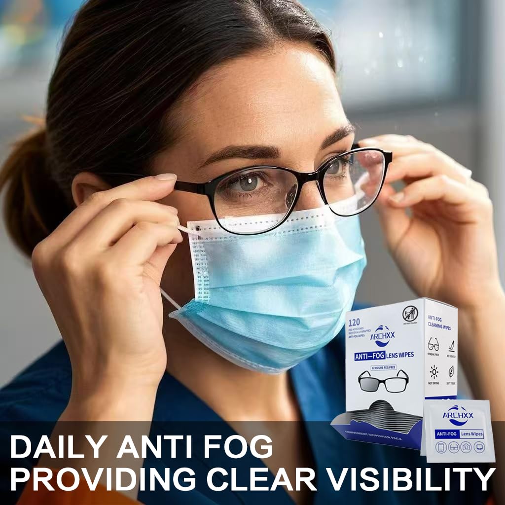 ARCHXX anti fog wipes for goggles help clear vision during swimming
