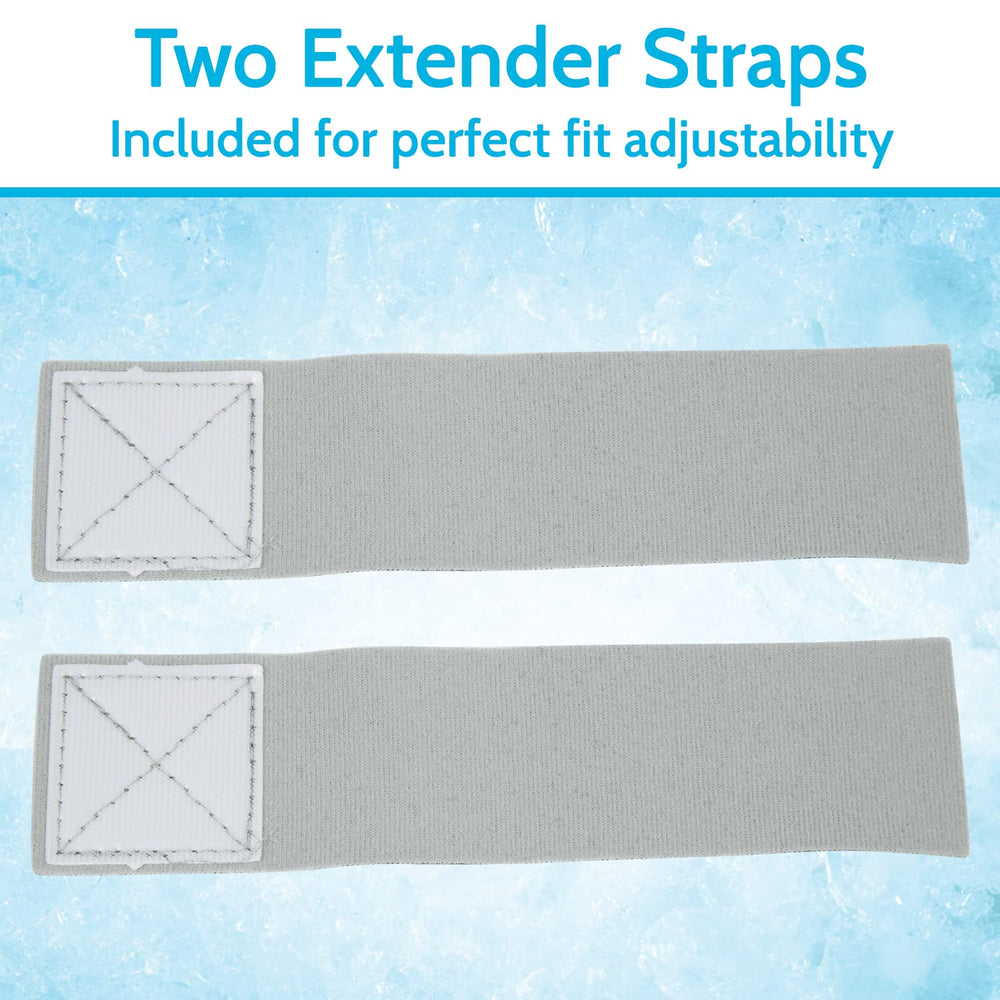 Close-up of adjustable closure tabs on Arctic Flex