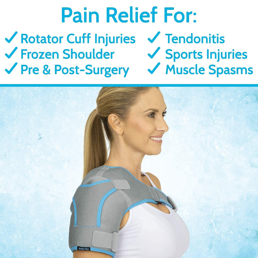 Inside view of Arctic Flex gel pack remains flexible for contouring relief