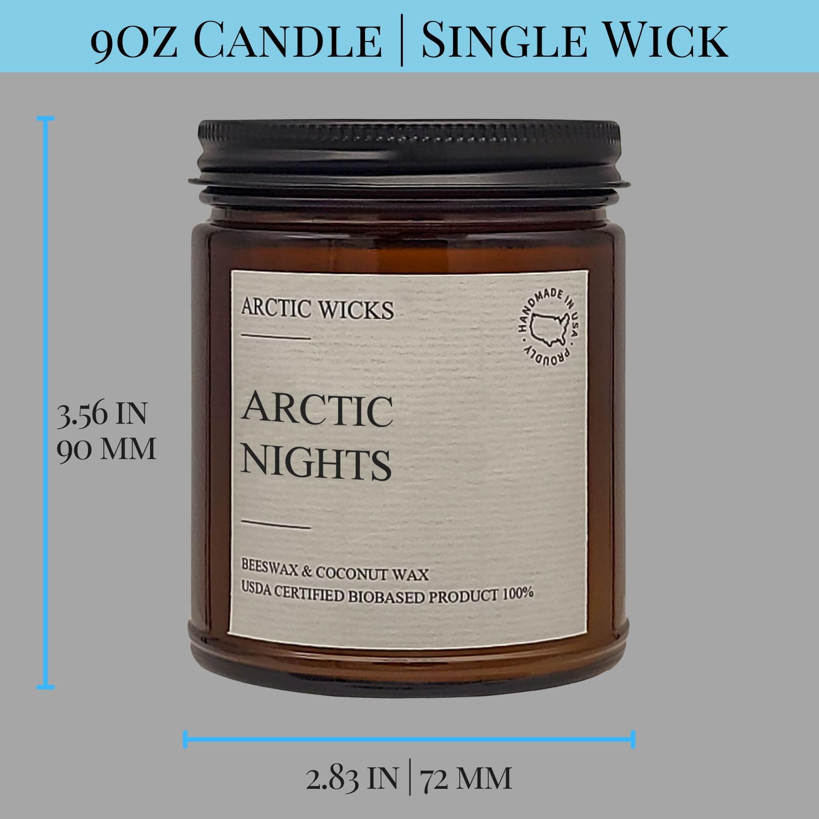 Arctic Wicks clean fragrance oils close-up showing safe, fresh scent