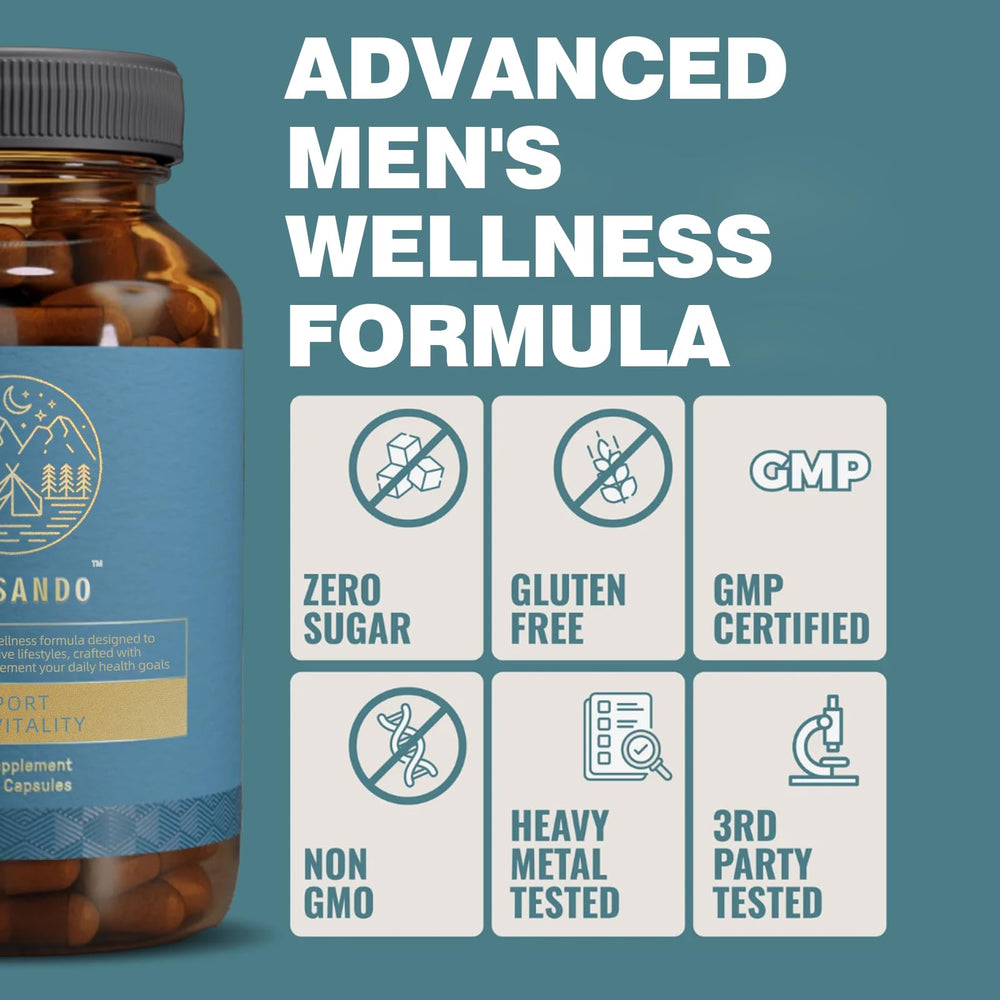 Ardocme Advanced Supplement label close-up highlighting premium ingredients