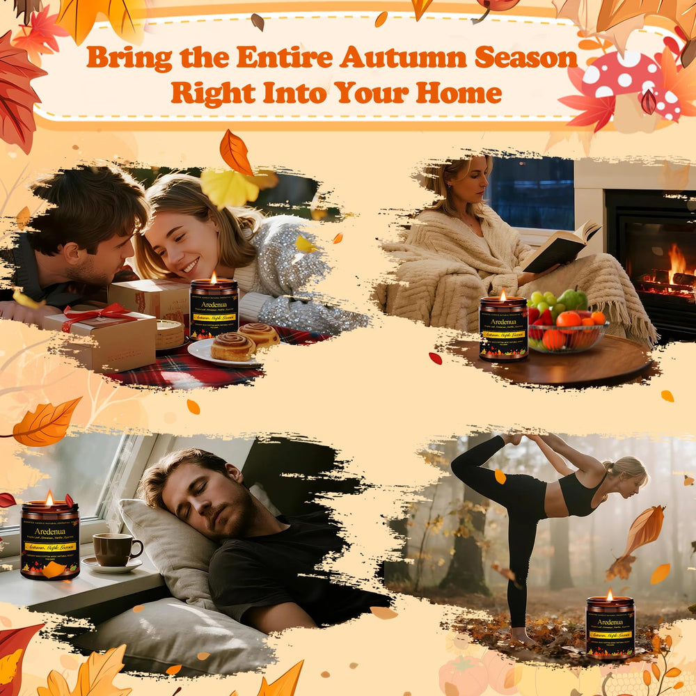 Aredenua Amber Jar Decor adds timeless holiday charm