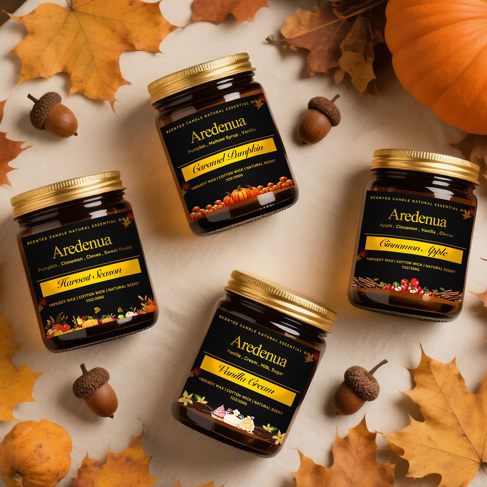 Aredenua Four-jar Gift Set ready for gifting