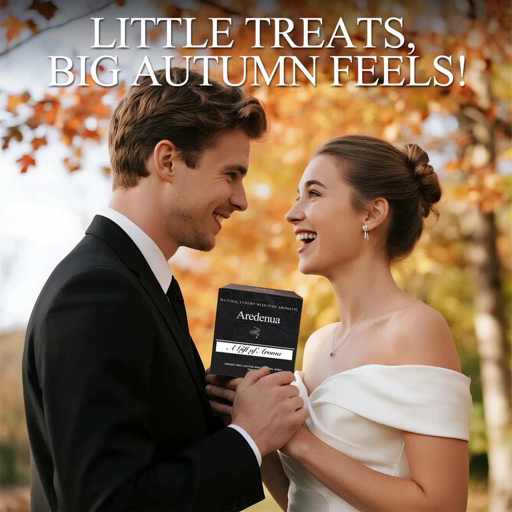 Aredenua holiday-winter vanilla scent candle adds cozy ambiance for gatherings.