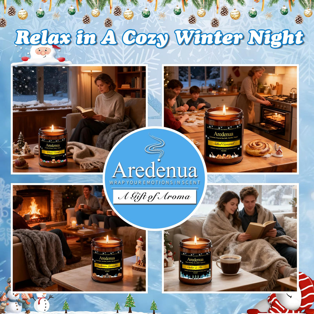 Aredenua Warm Cashmere Candle hand-poured batch highlights artisanal quality.