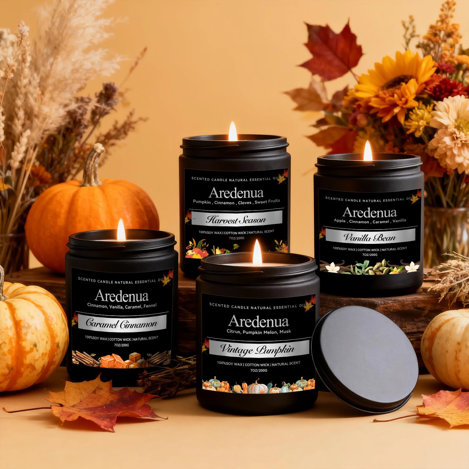 Aredenua candles create cozy winter ambience in any room