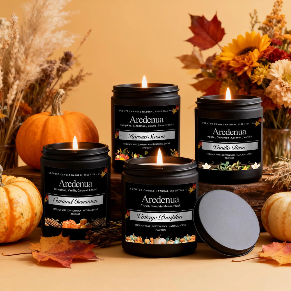 Aredenua candles create cozy winter ambience in any room