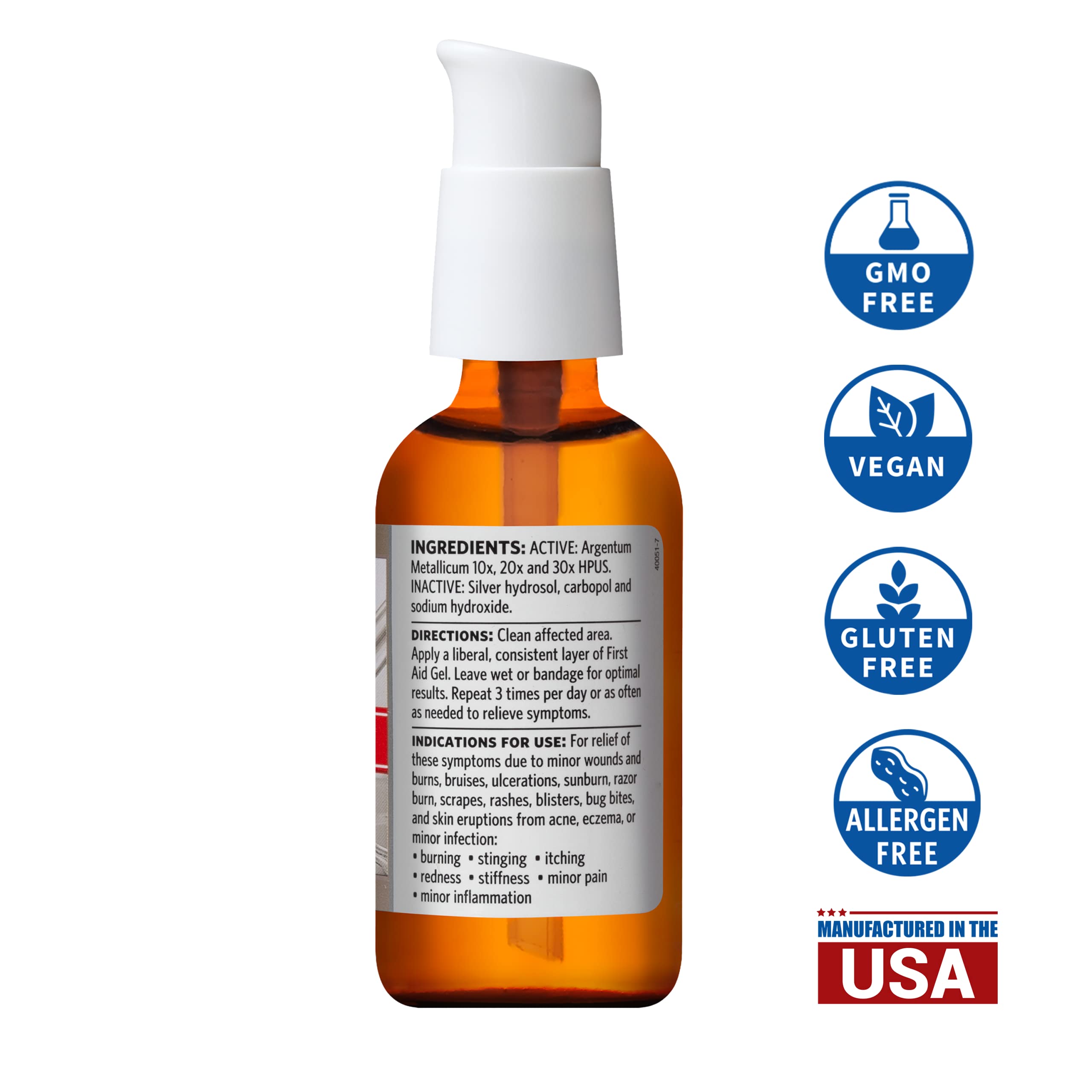 Argentyn 23 gel applied to skin for gentle care