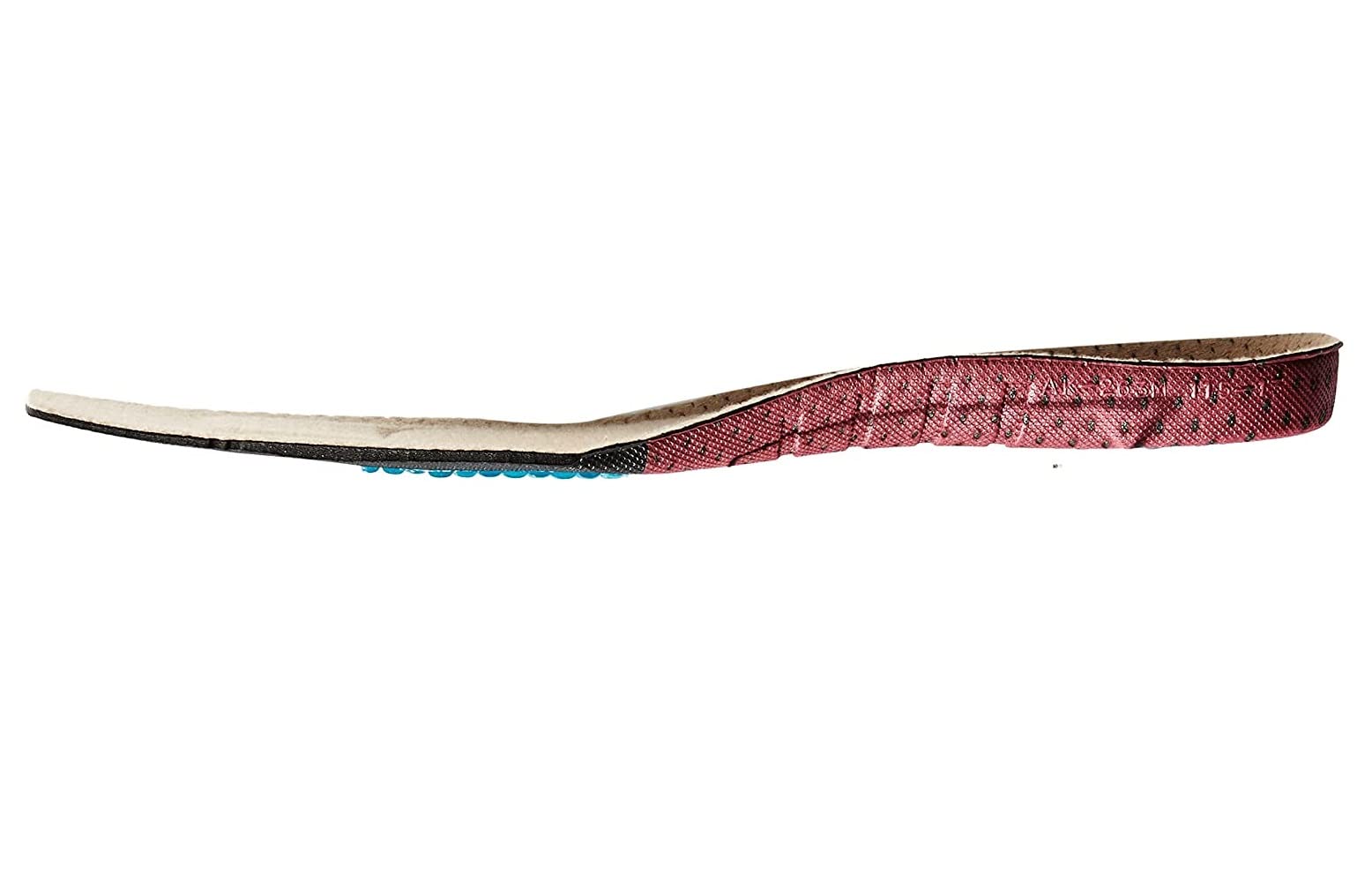 Ariat multicolored insoles designed for supportive cushioning during long days.