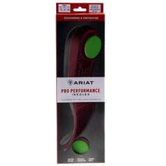ARIAT Pro Performance Insole side view supports arch and absorbs heel shock.