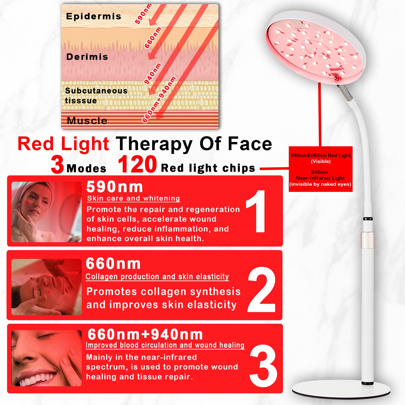 Arikashin red light lamp brightness settings offer flexible intensity for routines.