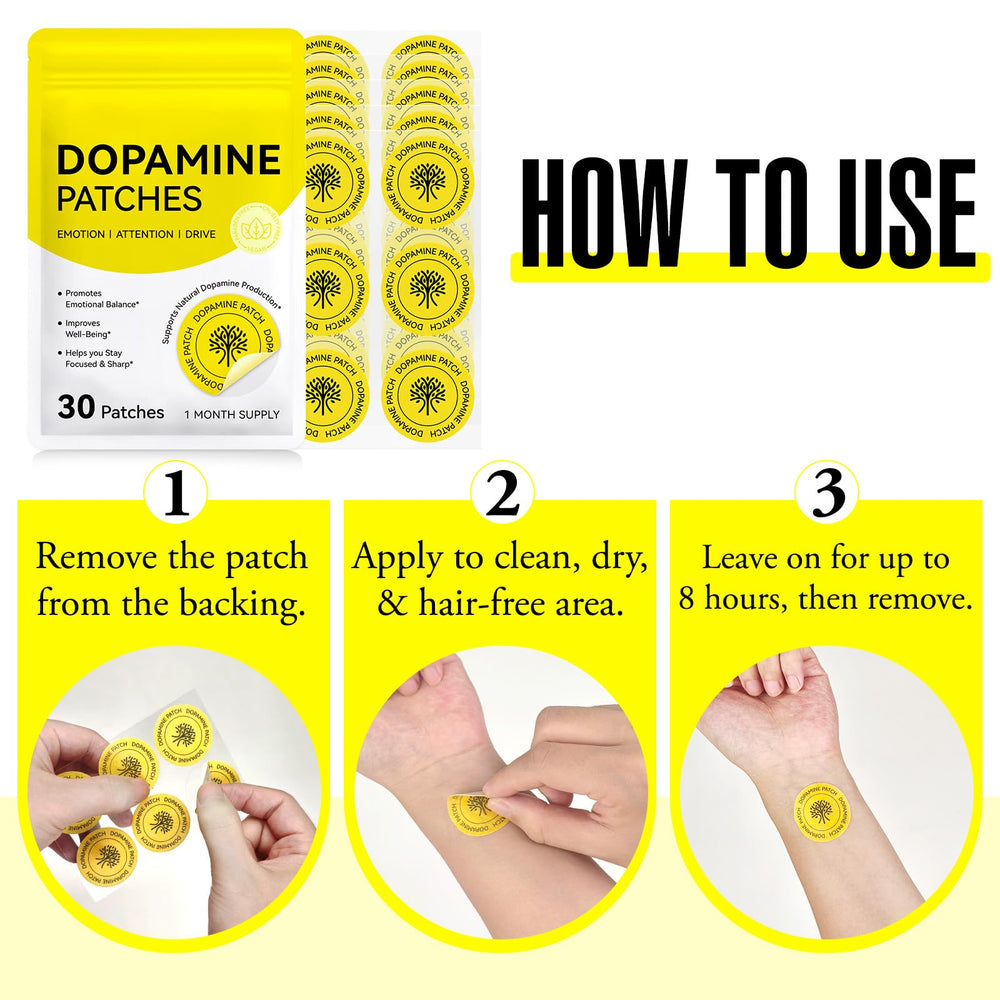 Arkture Dopamine Patch removal is easy with water or oil.