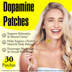 Arkture Dopamine Patch applied to clean skin for easy use.