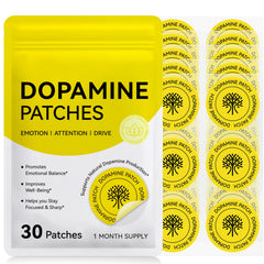 Arkture Dopamine Patches packaging highlighting plant-based mood support.