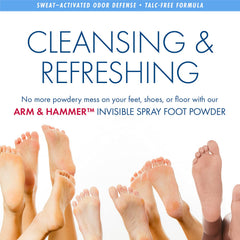 Three-pack Arm and Hammer spray highlighted for convenient daily use