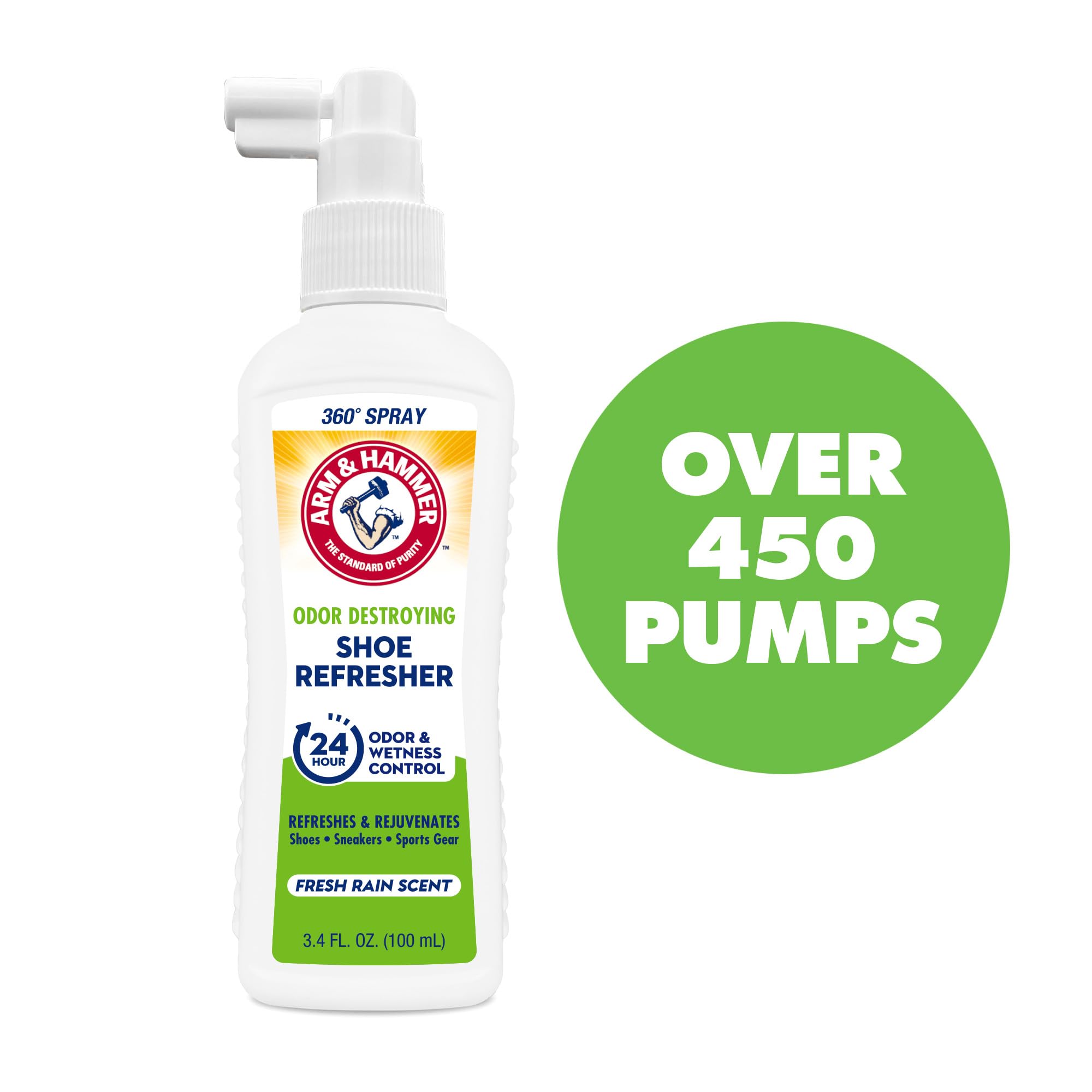 Arm & Hammer Aplicación sin residuos blancos: deja calzado limpio y perfumado.