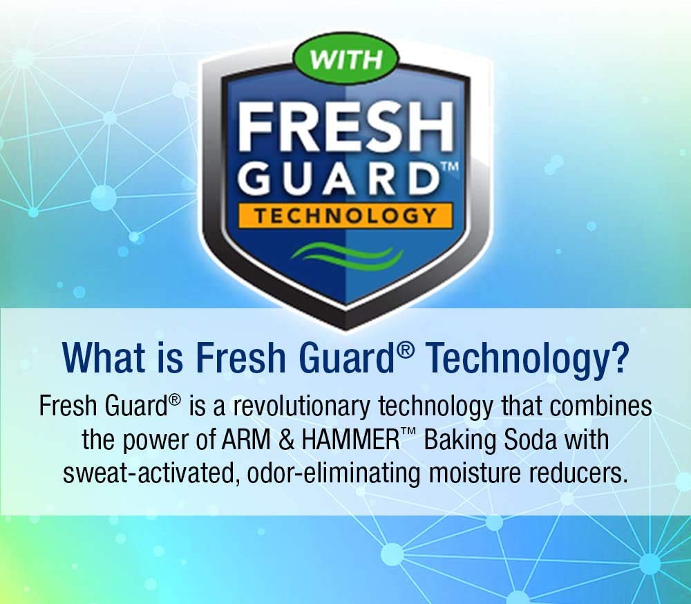 Arm & Hammer baking soda ingredients add long-lasting freshness to every step.