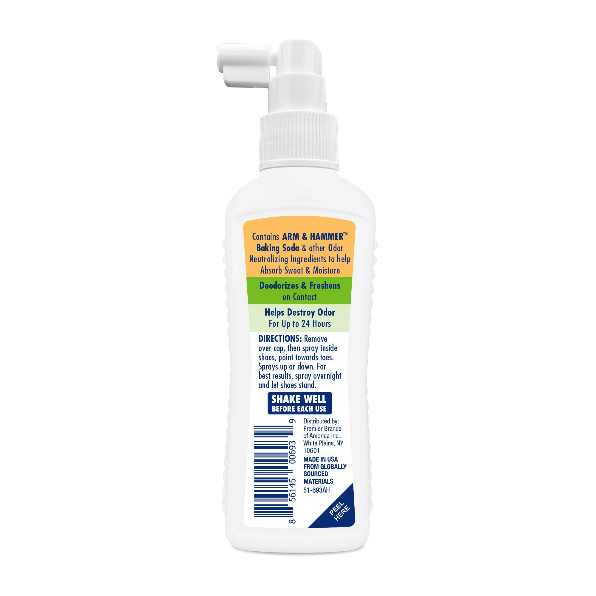 Arm & Hammer Desodorante para zapatos: elimina olores con aroma a lluvia fresca.