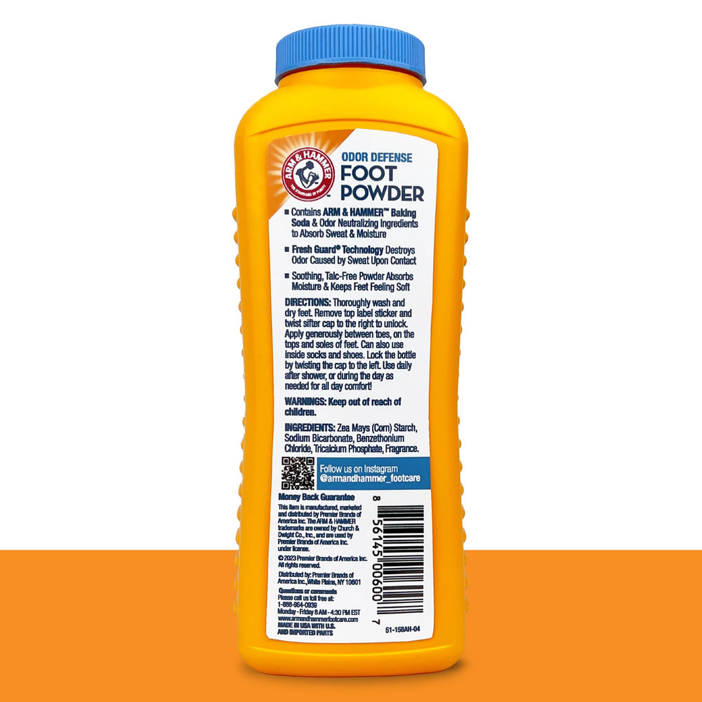Arm & Hammer Foot Powder suitable for both men and women in daily routines.