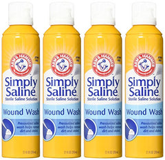 Arm & Hammer Simply Saline Wound Wash pack of 4 for convenient home use