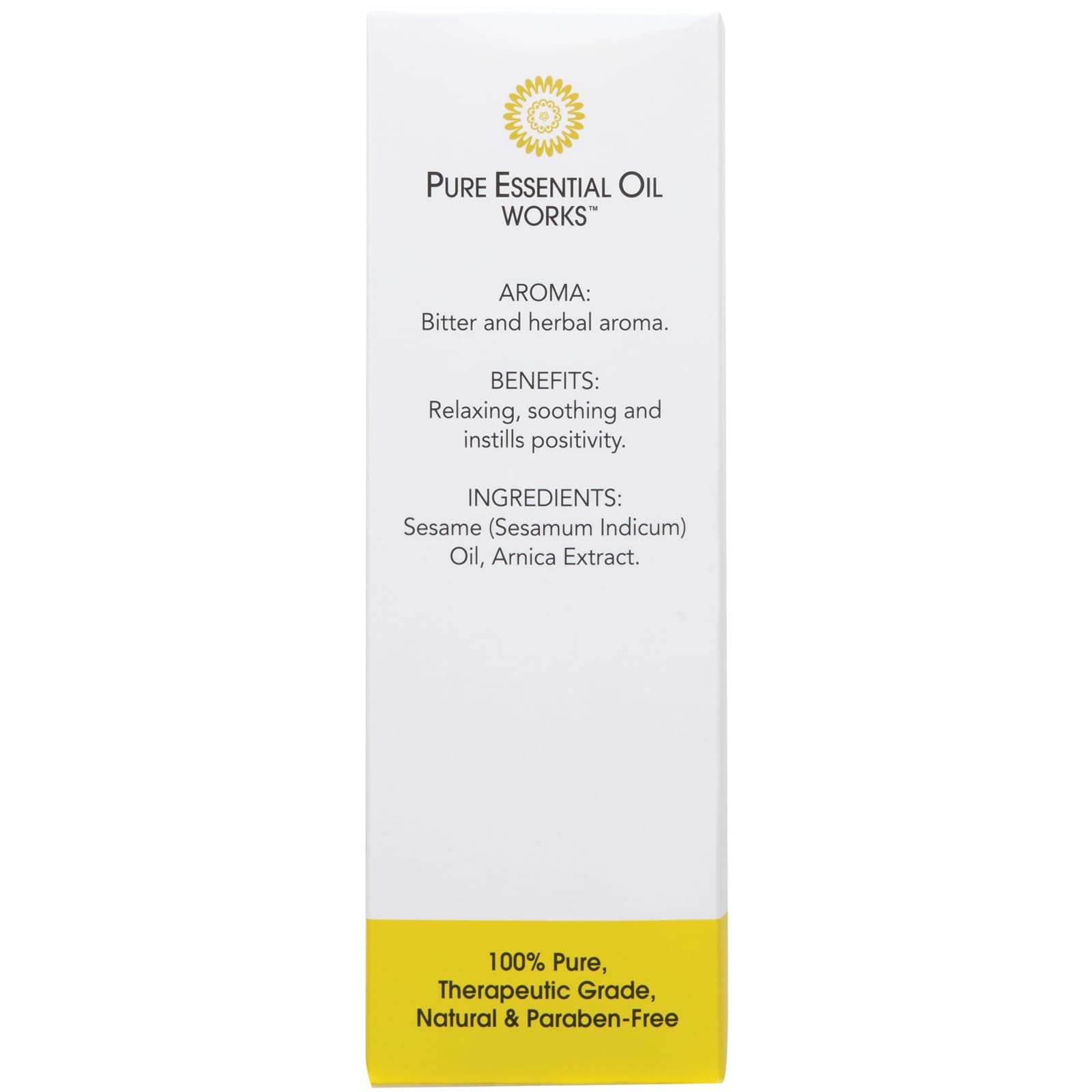 Arnica Oil diluted in a blend for massage application.