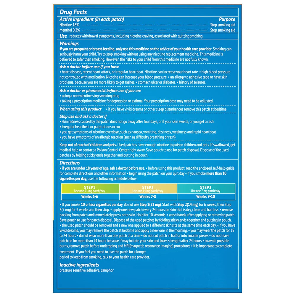 Aroamas Cot nicotine patch applied on the arm for all-day support