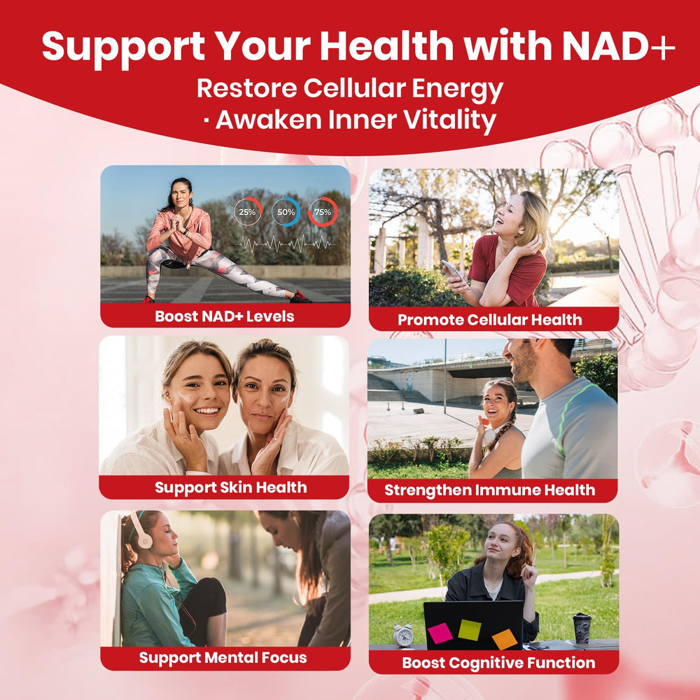 Arofum NAD ingredient spotlight with resveratrol and quercetin for antioxidant-friendly vitality.