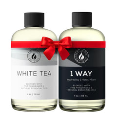 AROMA COUNTRY 2-Pack: White Tea and 1 Way Miami diffuser oils for hotel-inspired ambiance.