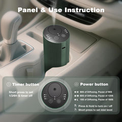 Aroma Diary aluminum body closeup shows durable, modern finish