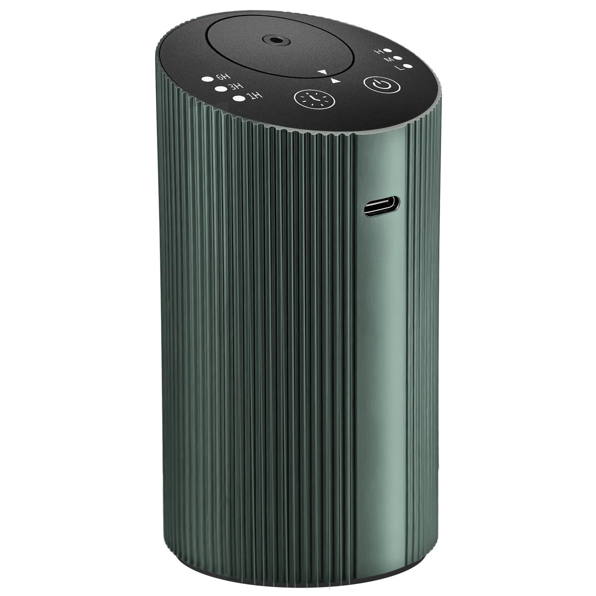Aroma Diary waterless diffuser front view, compact home fragrance solution