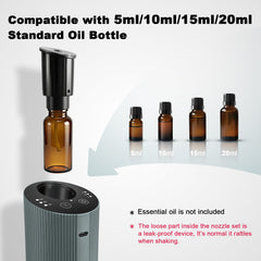 Aroma Diary diffuser with USB-C charge port, rechargeable and convenient