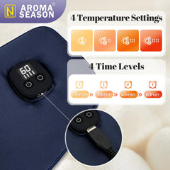 Aroma Season digital temperature and timer display enables precise control