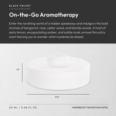 A Aroma360 car diffuser with USB plug for effortless in-car aroma setup.