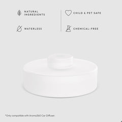 Aroma360 Smart Car Diffuser control panel showing adjustable scent intensity.