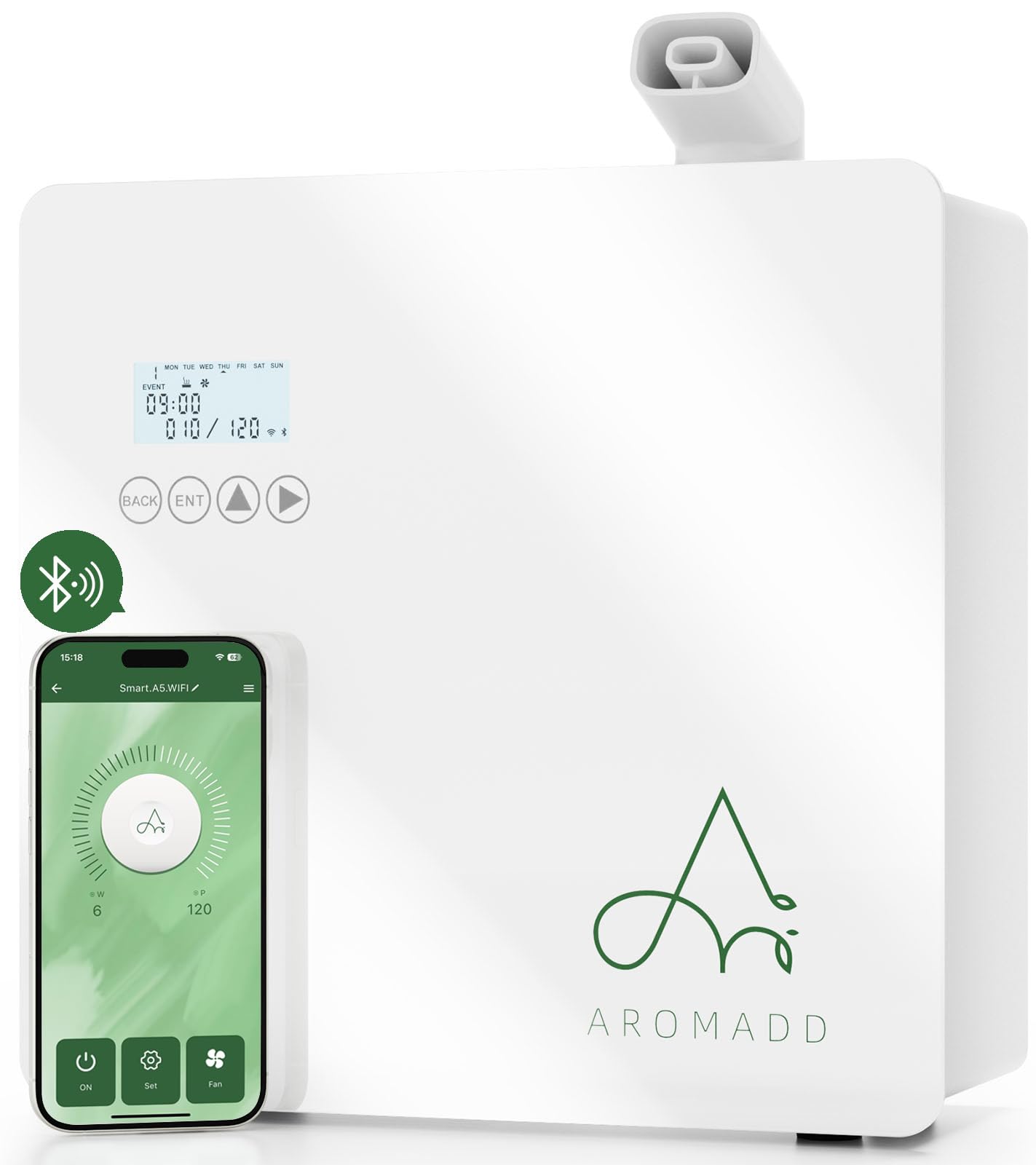 Aromadd 2025 upgraded diffuser front view for sleek home scenting