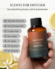 Aromadd Citrus diffuser oil compatible with most diffusers for flexibility.