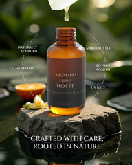 Aromadd Citrus diffuser oil label highlights luxury scent profile.