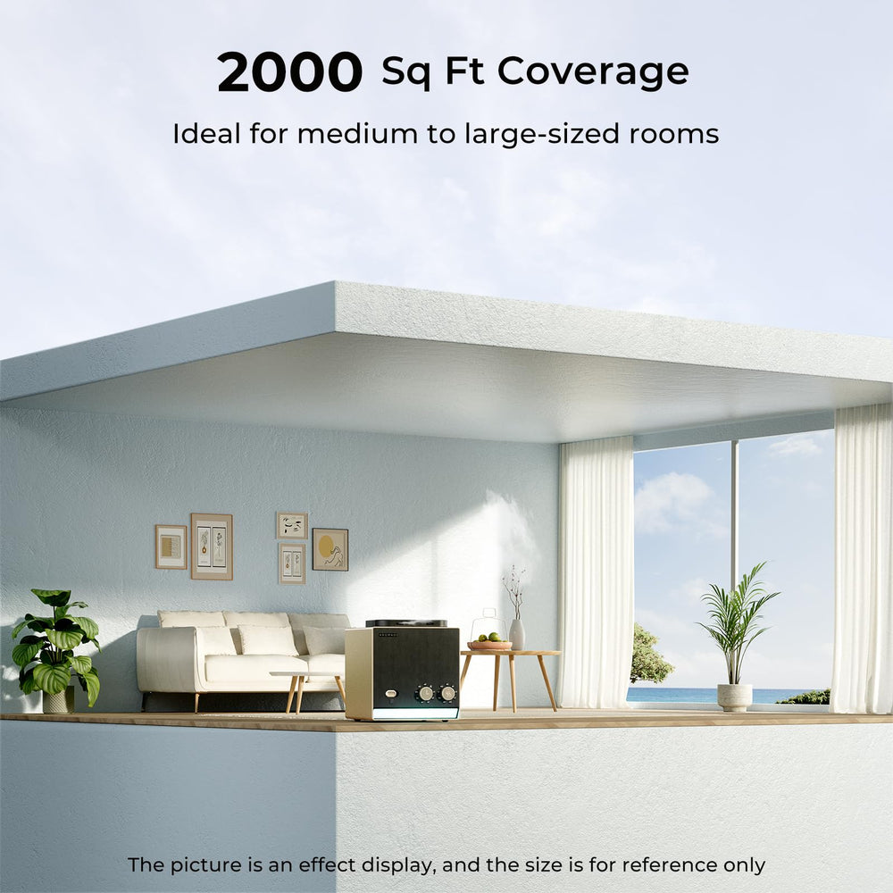 Aromadd gold titanium design on a sleek, modern living space.