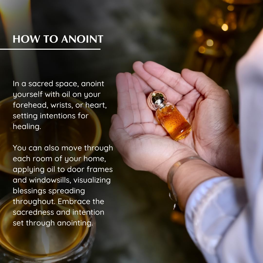 Aromafume Myrrh Anointing Oil supports devotion and protection.