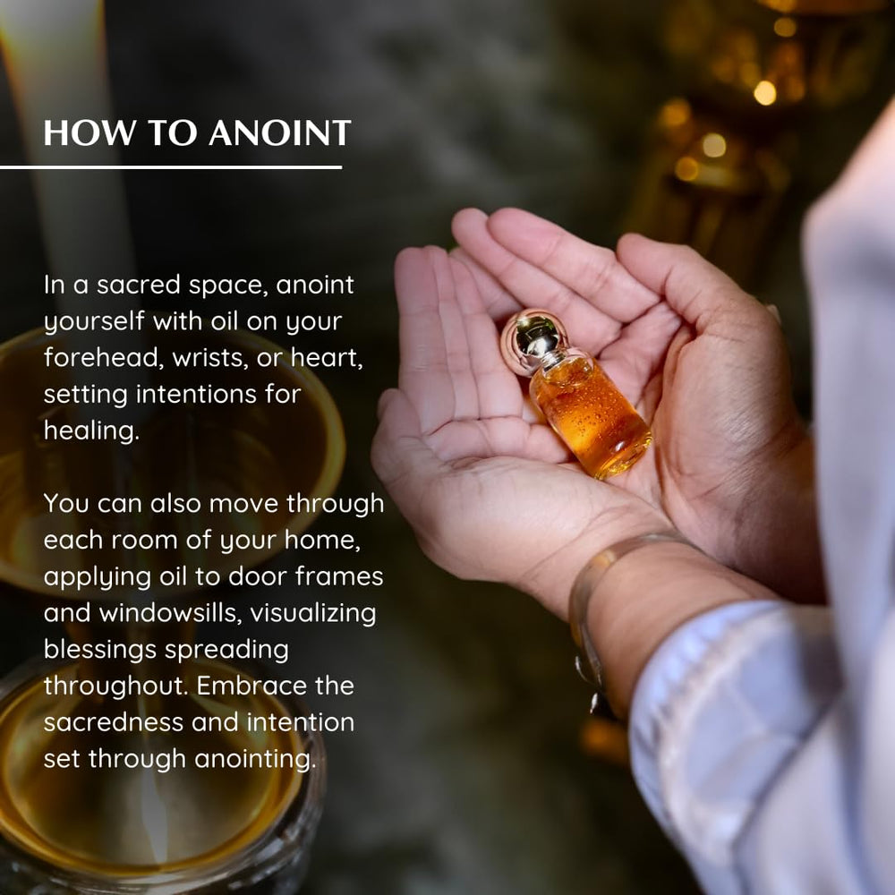 Aromafume Myrrh Anointing Oil supports devotion and protection.