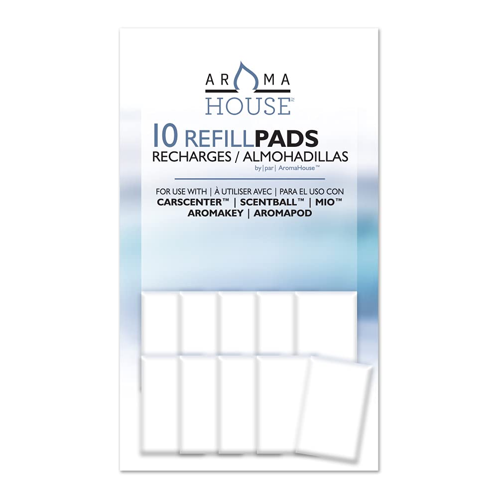 Aromahouse unscented refill pads for diffusers provide flexible scent without altering oils.