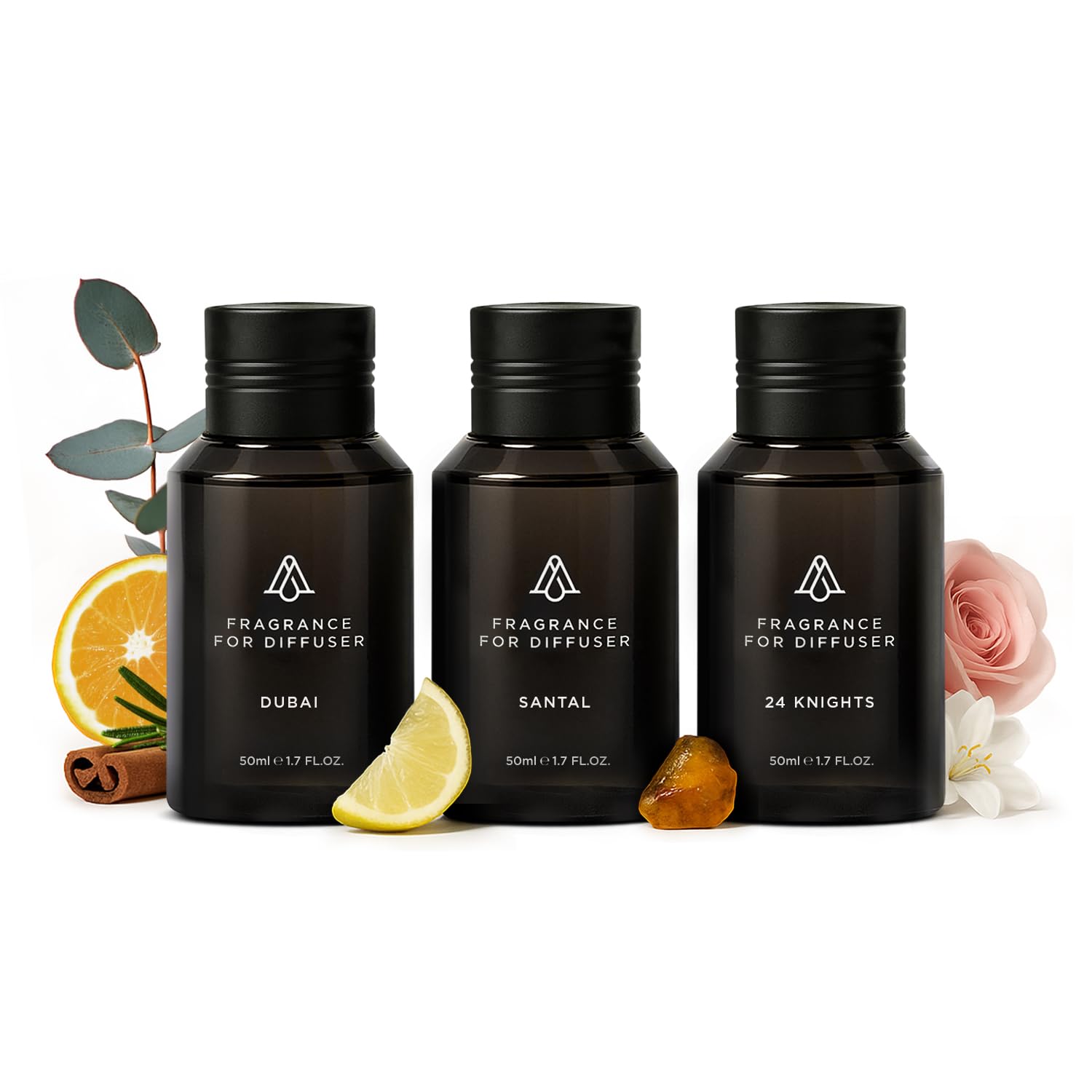 AROMAPLAN Bestsellers Set Dubai bottle for premium ambience in living rooms.