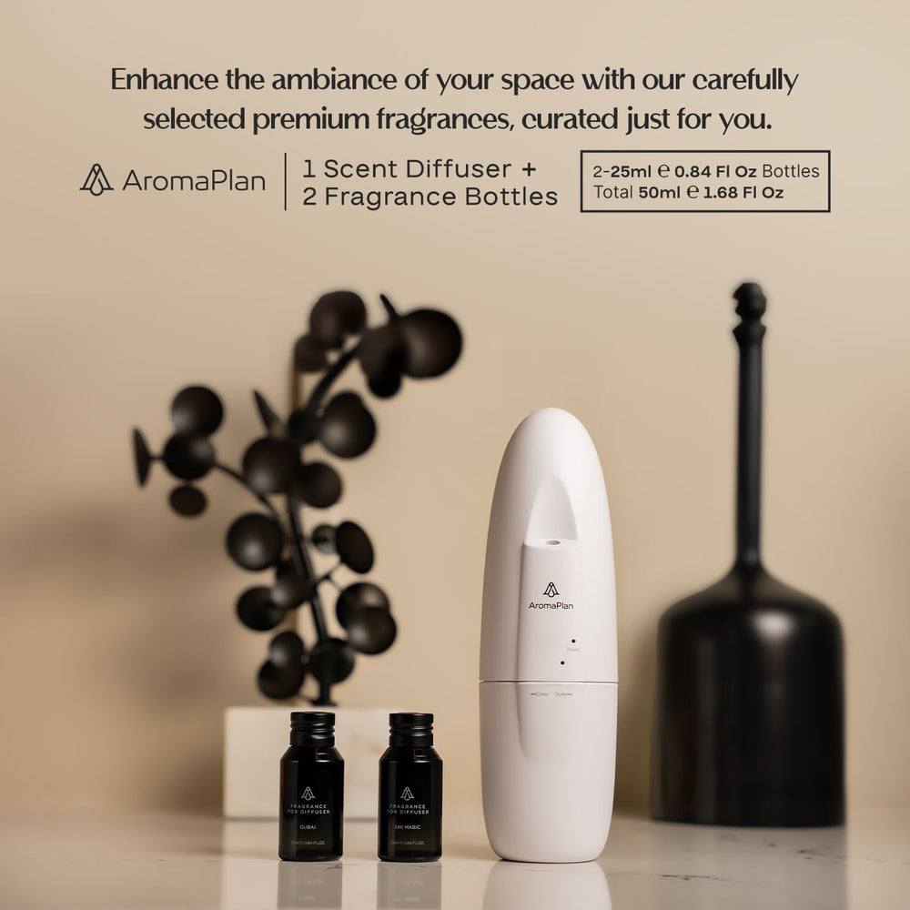 AROMAPLAN Bluetooth app control for scent scheduling from your phone