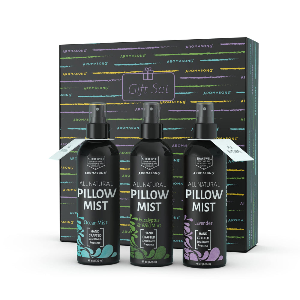 Aromasong Gift Pack packaging highlighting eco-friendly design.