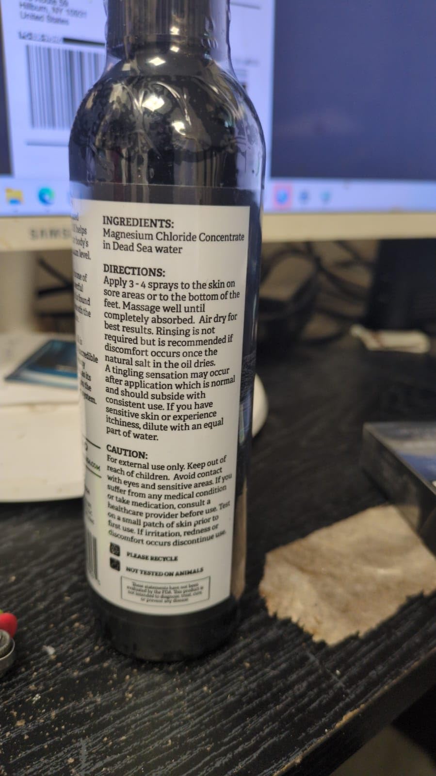 Spray dries quickly leaving a non-sticky feel.