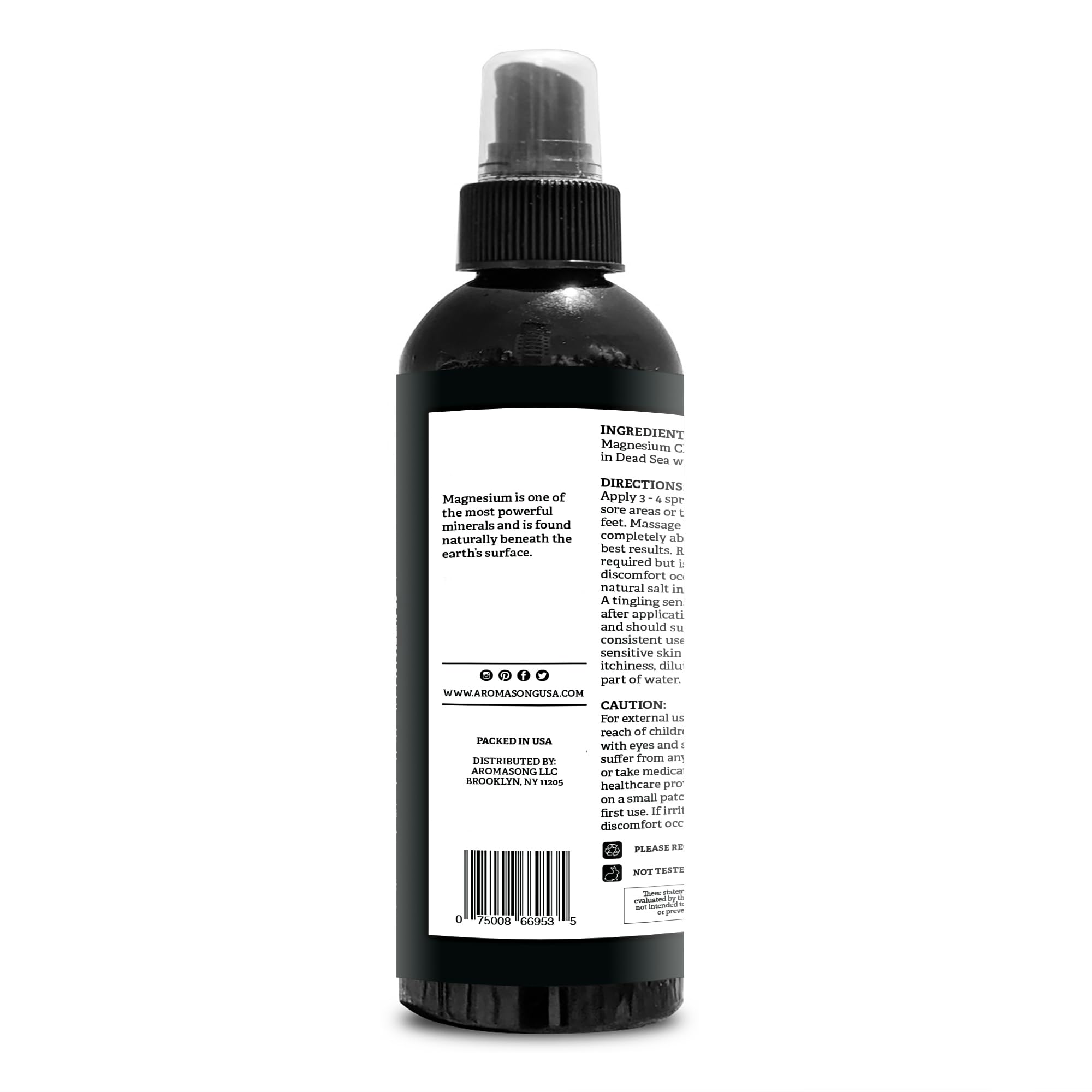 Aromasong packaging shows clear usage instructions.