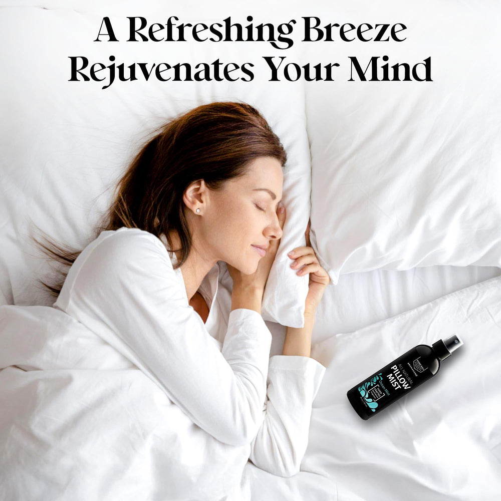 Aromasong Travel Bottle shown for on-the-go sleep support.