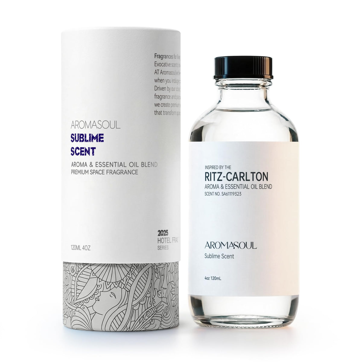 AROMASOUL hotel diffuser oil, Ritz-Carlton-inspired scent for refined spaces