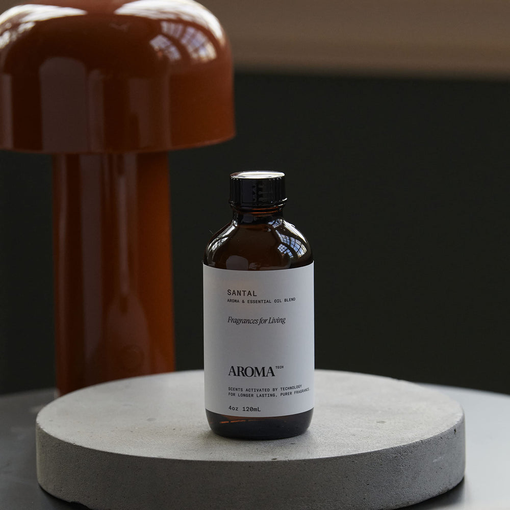 AromaTech diffuser compatibility close-up shows easy use with other diffusers.