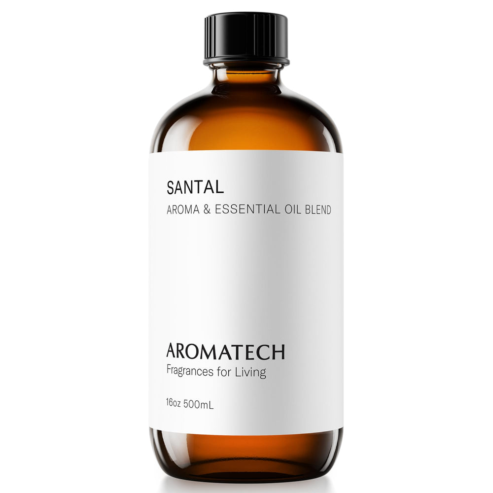 AromaTech Santal aroma oil bottle releasing warm notes for home ambience
